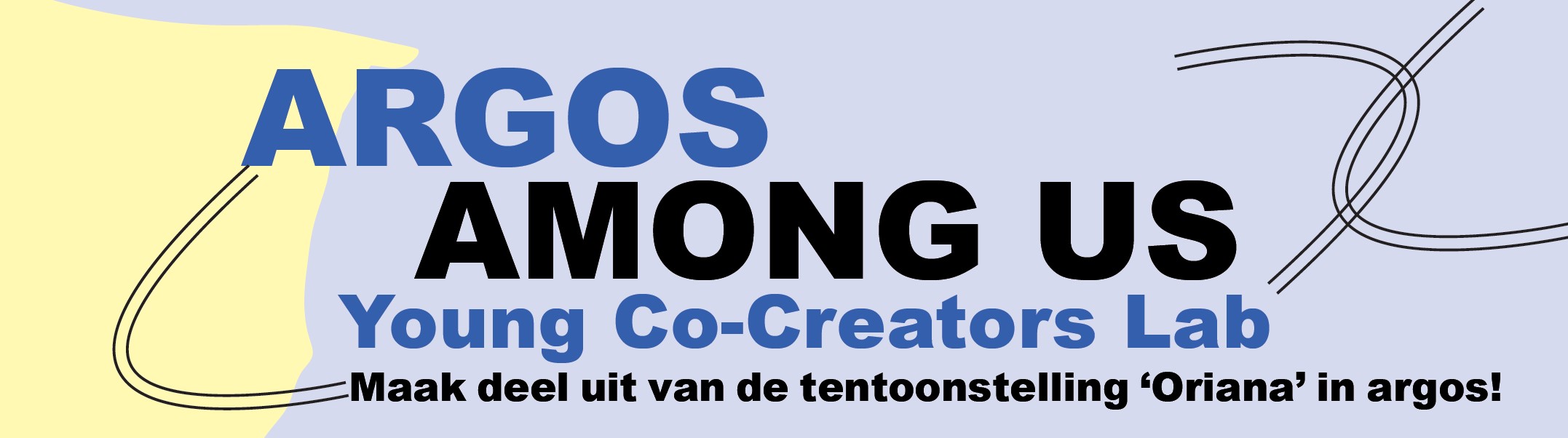 grafische aankondiging CoCreatorsLabAmongUs