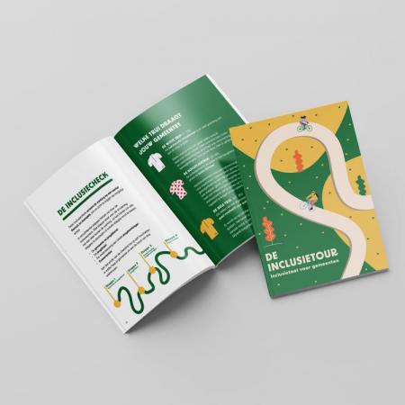 Inclusietour tekening van brochure