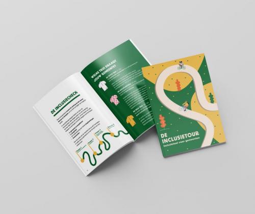 Inclusietour tekening van brochure