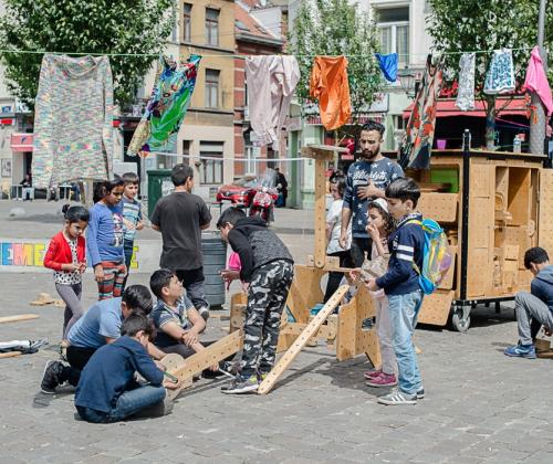 Playbox Cultureghem lokt jeugdbewegingen naar de wijken Playbox Cultureghem lokt jeugdbewegingen naar de wijken